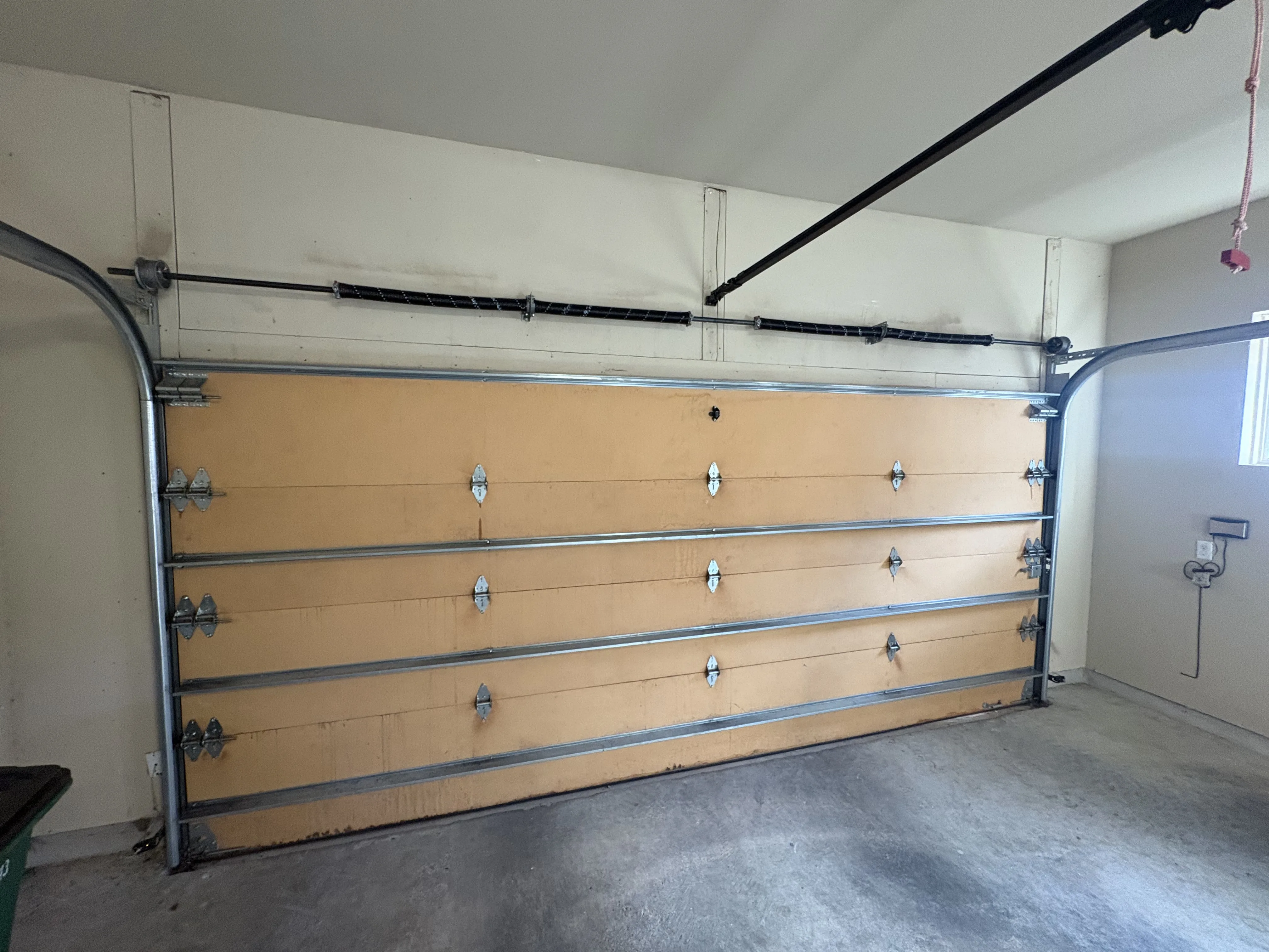 After - garage door fully operational after tune-up